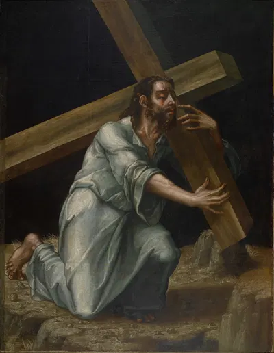 Christ Carrying the Cross by Luis De Morales — digital art print download