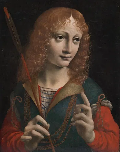Portrait of a Youth as Saint Sebastian by Марко д'Оджоно — digital art print download