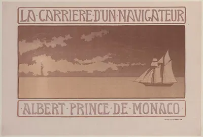 La carrière d'un navigateur – Albert Prince de Monaco by Поль Бертон, 1900 — digital art print download