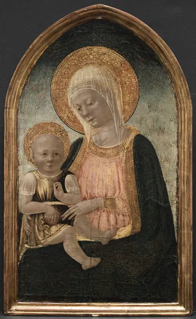 Virgin and Child by Neri di Bicci, c. 1460 — digital art print download