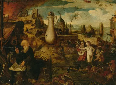 The Temptation Of St. Anthony by Pieter Huys — digital art print download