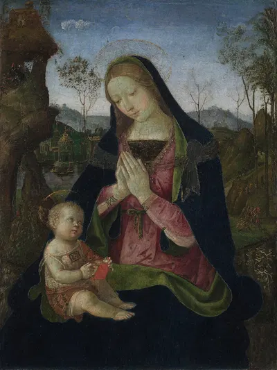 Virgin and Child by Pinturicchio — digital art print download