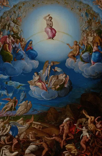 The Last Judgment by Ровиале Спаньоло, c. 1550 — digital art print download