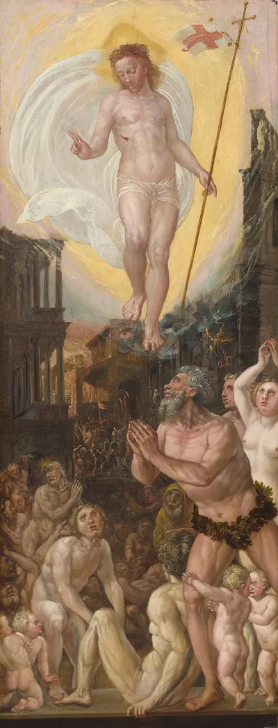Christ in Limbo by Workshop of Hans Mielich — digital art print download