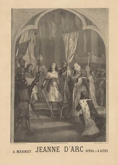 Jeanne d'Arc by Прюдент-Луи Лерай, 1876 — digital art print download