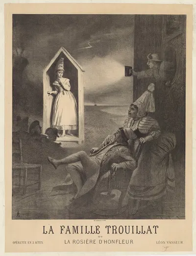 La famille Trouillat ou la rosière d'Honfleur by Прюдент-Луи Лерай, 1874 — digital art print download
