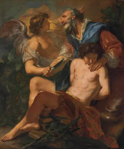 The Sacrifice Of Isaac by Angelo Trevisani — digital art print download