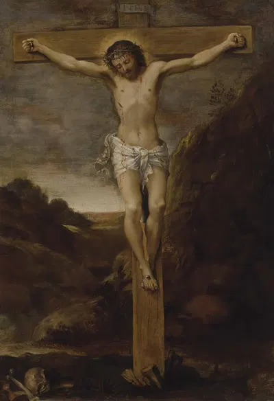 The Crucifixion by Annibale Carracci — digital art print download