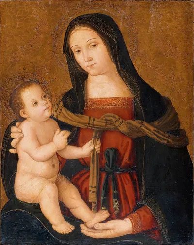 Madonna And Child by Antoniazzo Romano — digital art print download