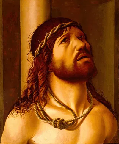 Christ at the Column by Антонио Де Салиба — digital art print download