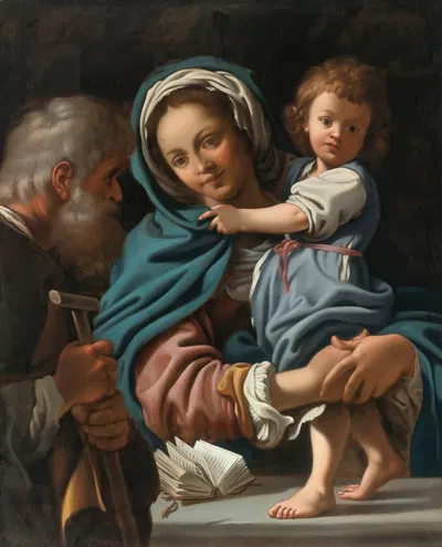 Holy Family by Bartolomeo Schedoni — digital art print download