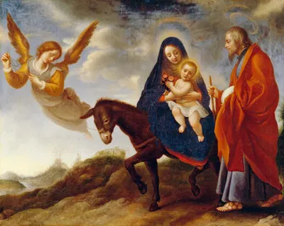 The Flight into Egypt by Carlo Dolci — digital art print download