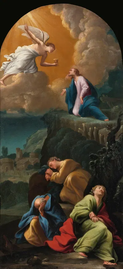 The Agony In The Garden by Carlo Saraceni — digital art print download