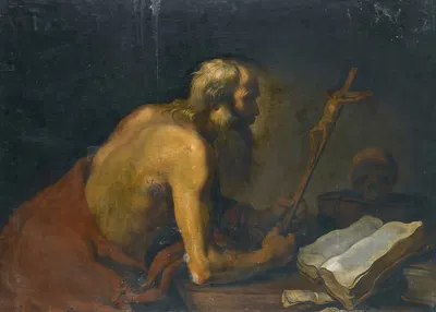 Saint Jerome by Claude Vignon — digital art print download