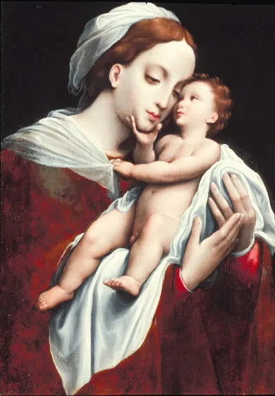 Madonna and Child by Cornelis van Cleve — digital art print download