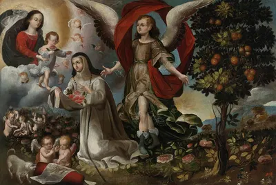Santa Rosa De Lima by Cuzco School — digital art print download