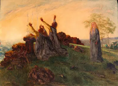 The Passing Of St. Brighid by Да Лория Норман — digital art print download