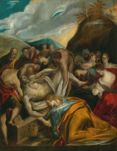 The Entombment Of Christ by Эль Греко (Доменикос Теотокопулос) — digital art print download