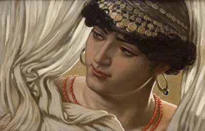 Delilah by Elihu Vedder, 1886 — digital art print download