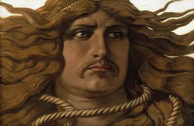 Samson by Elihu Vedder, 1886 — digital art print download