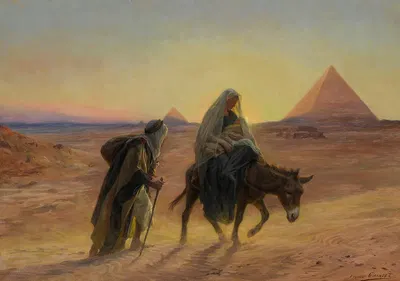 Flight Into Egypt by Южен Жирарде — digital art print download