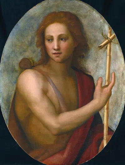Saint John The Baptist by Флорентийская школа — digital art print download