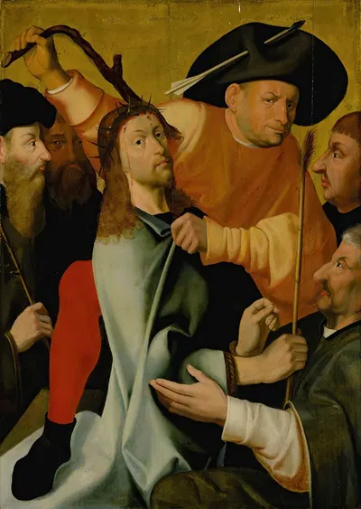 The Mocking Of Christ by Follower of Hieronymus Bosch — digital art print download