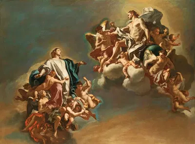 The Assumption Of The Virgin by Francesco Solimena — digital art print download