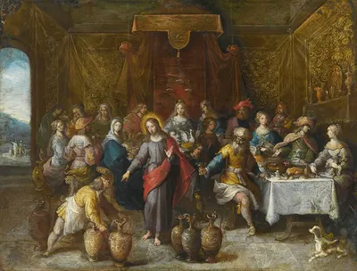 The Marriage Feast At Cana by Франс Франкен Младший — digital art print download