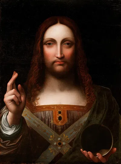 Salvator Mundi by Giampietrino (Giovanni Pietro Rizzoli) — digital art print download