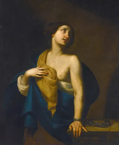Saint Agatha by Giovan Francesco de Rosa — digital art print download