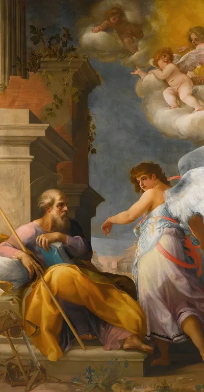The Dream Of Saint Joseph by Giovanni Baglione — digital art print download