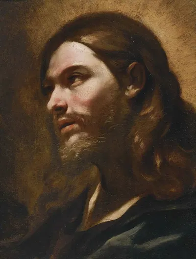 Head Of Christ by Джованни Баттиста Бейнаски — digital art print download