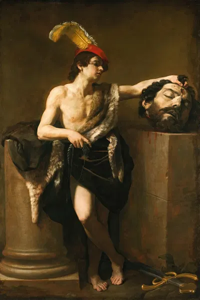 David With The Head Of Goliath by Гвидо Рени — digital art print download