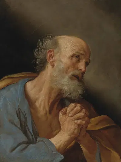 The Penitent Saint Peter by Гвидо Рени — digital art print download