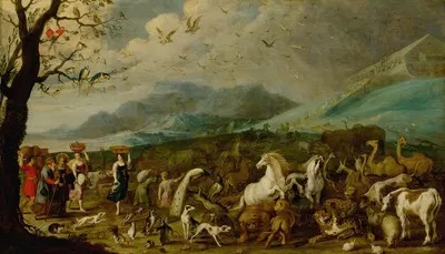 Entry Into Noah's Ark by Ханс Йордаенс III — digital art print download