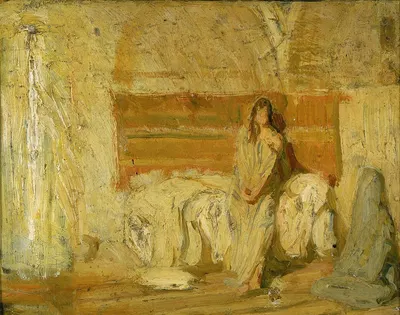 Study for the Annunciation by Henry Ossawa Tanner — digital art print download