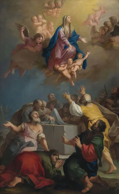 The Assumption Of The Virgin by Jacopo Amigoni — digital art print download