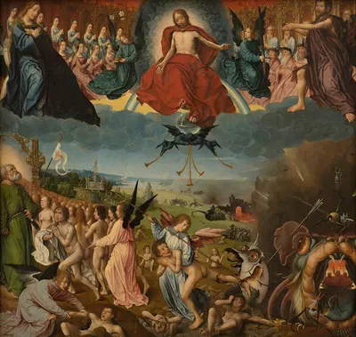 The Last Judgment by Ян Провост, c. 1525 — digital art print download