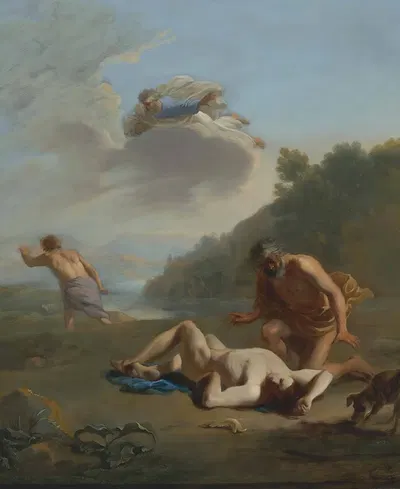 Cain And Abel by Karel Dujardin — digital art print download