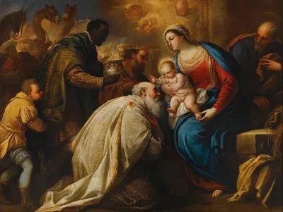 The Adoration Of The Magi by Luca Giordano — digital art print download