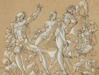 Figurenstudien by Felix Bock, 1591 — digital art print download