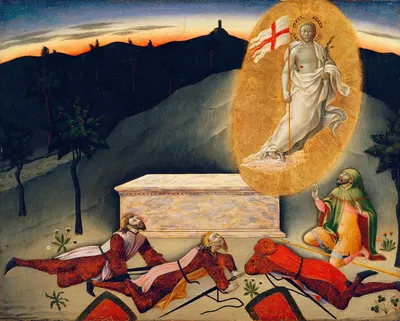 The Resurrection by Master of the Osservanza — digital art print download