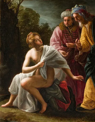 Susanna and the Elders by Ottavio Leoni — digital art print download
