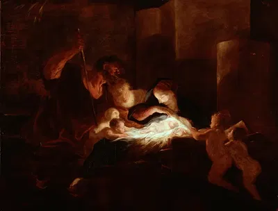 The Nativity by Pierre-Louis Cretey — digital art print download