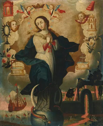 Immaculada by South American School — digital art print download