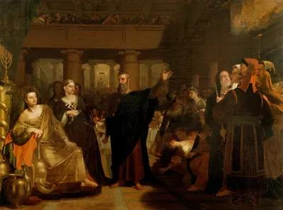 Belshazzar's Feast by Washington Allston — digital art print download