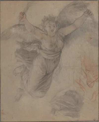 An Allegorical Female Figure by Follower of Charles Le Brun — digital art print download
