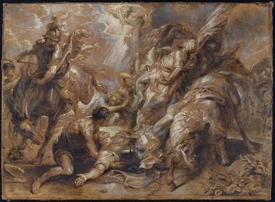 The Conversion of Saint Paul by Abraham van Diepenbeeck — digital art print download