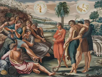 Biblical Scene I. by Alexander Belopotocký, 1845–1865 — digital art print download